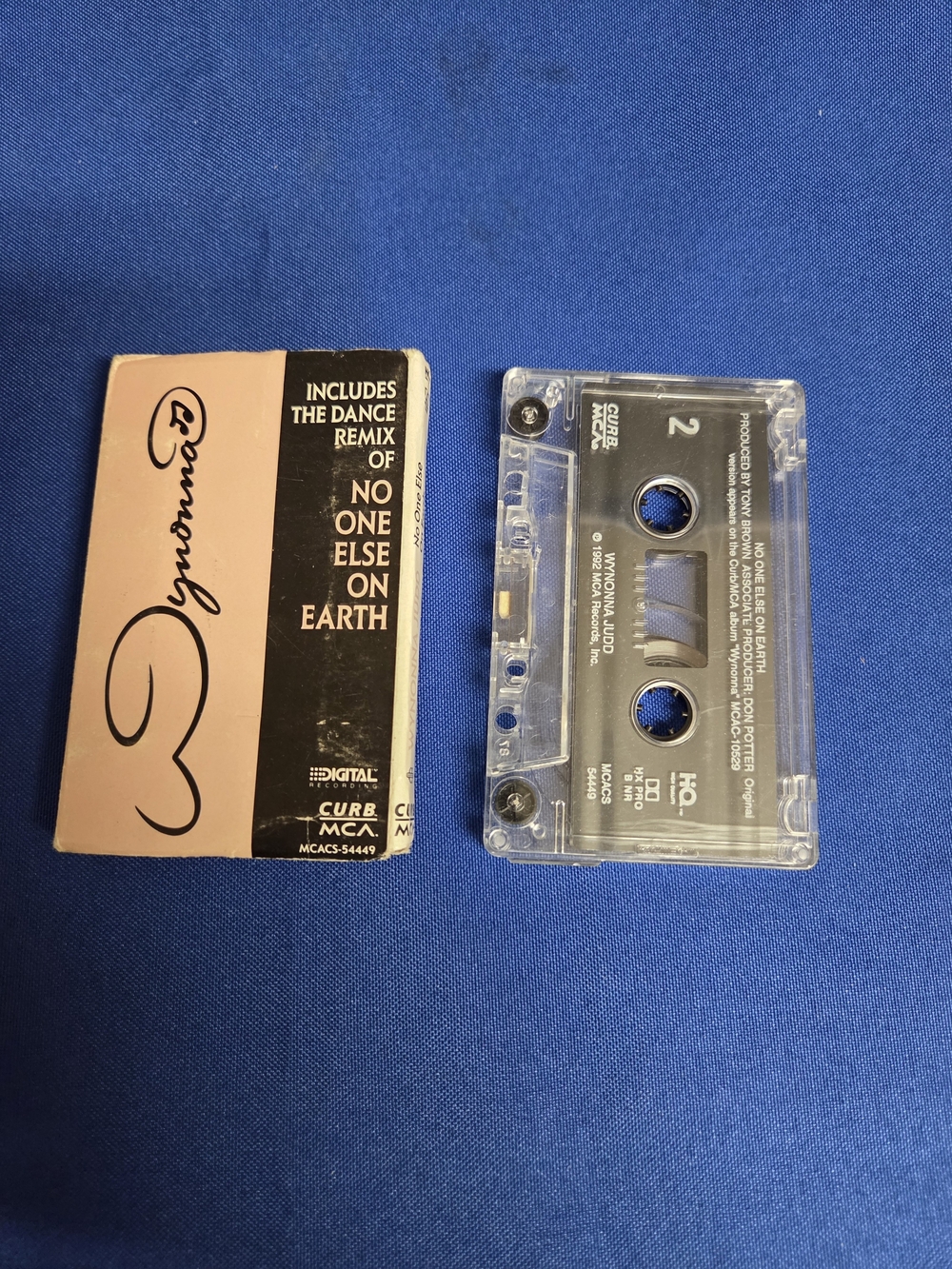 Wynonna Judd No One Else on Earth Single Cassette